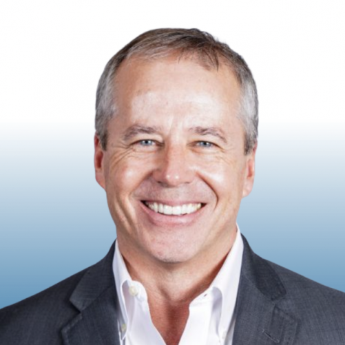 Professional headshot of a smiling Equity team member in a dark blazer